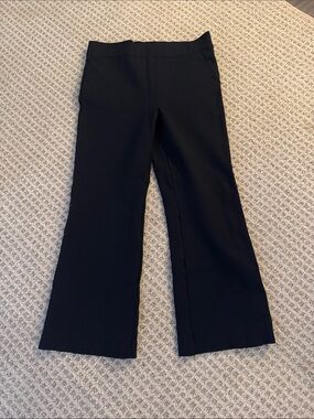 SPANX Black Wide-Leg Pull-On Trousers